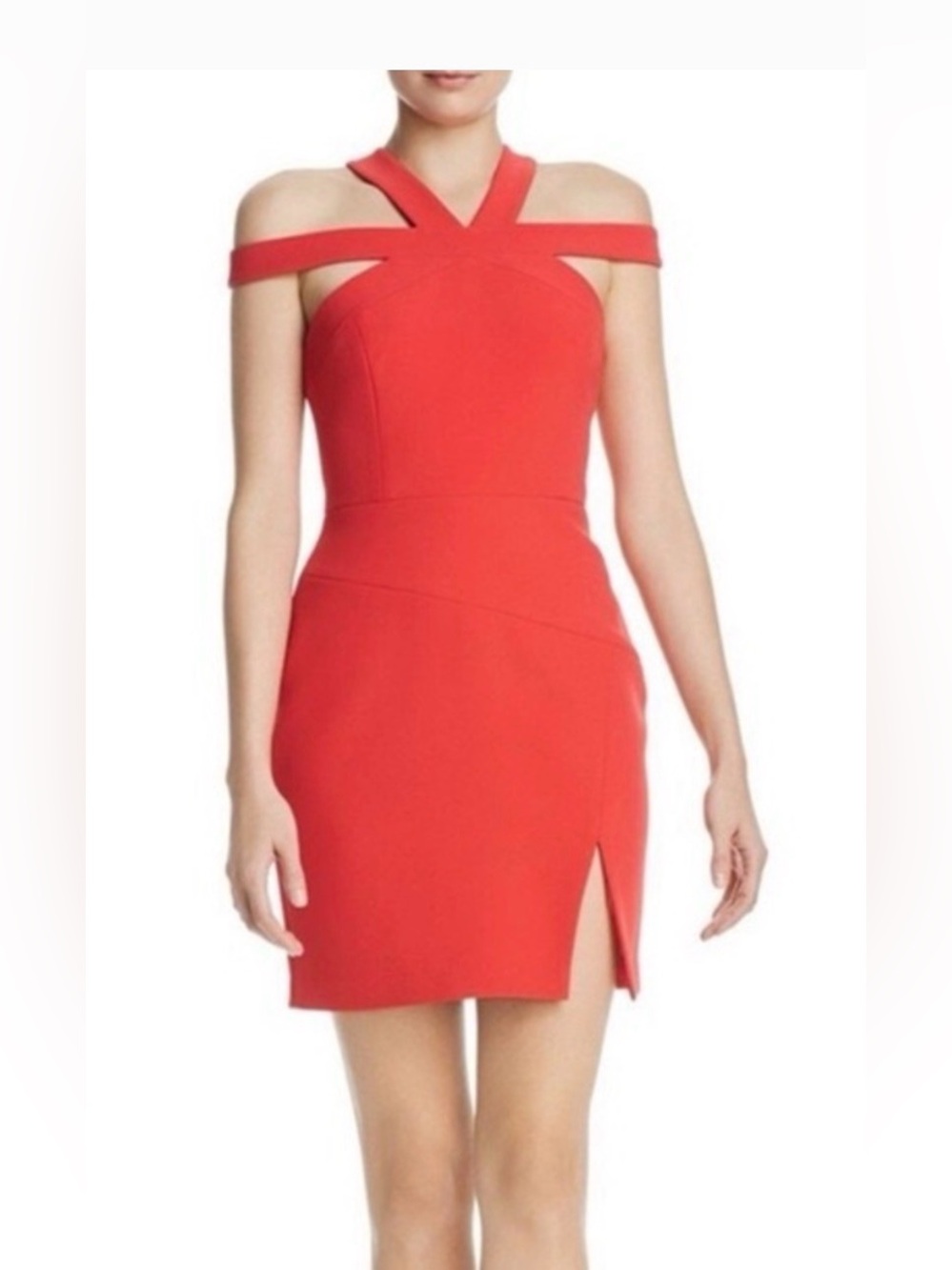 BCBGMaxAzria Bright Red Dress